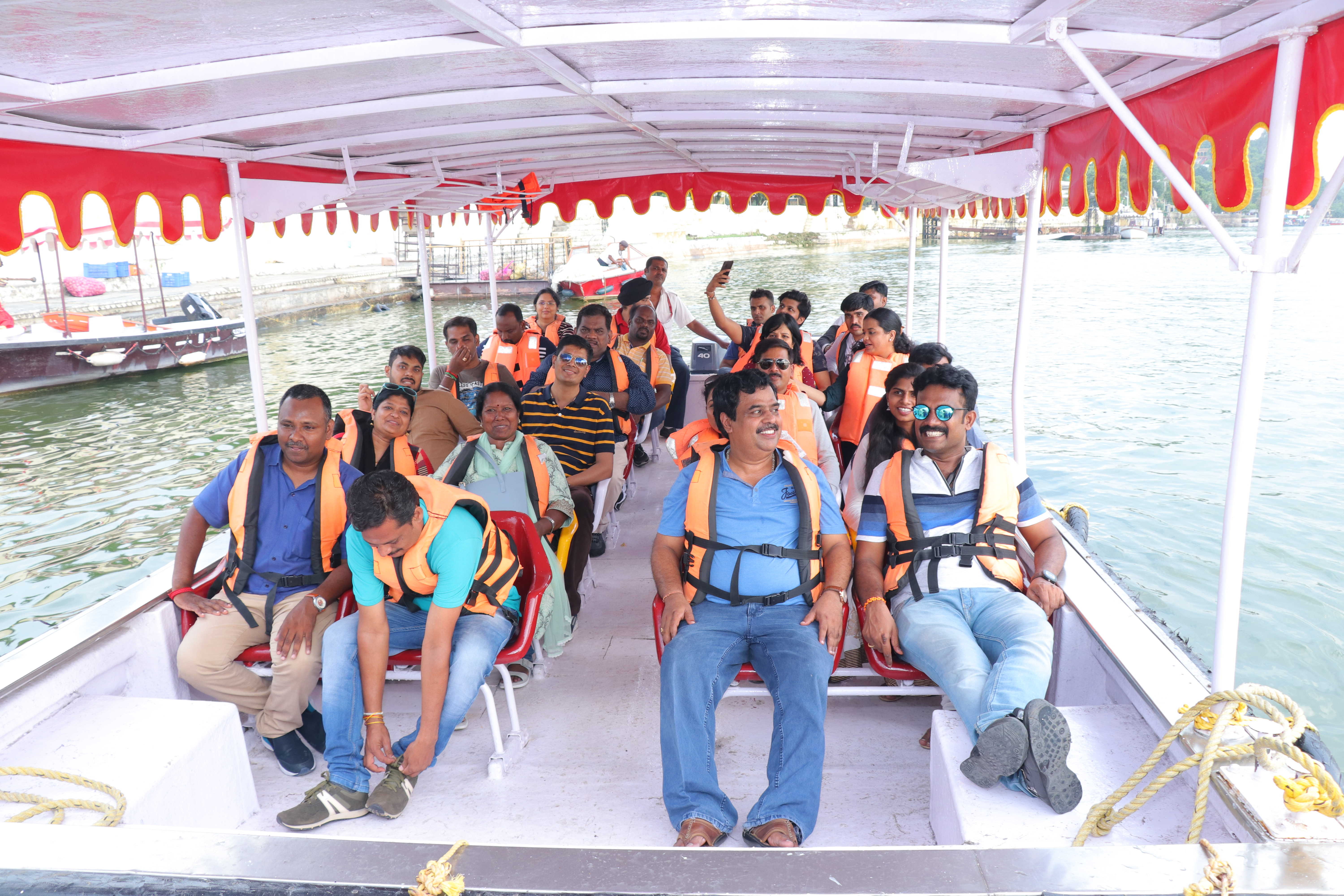 Boat ride on Lake Pichola